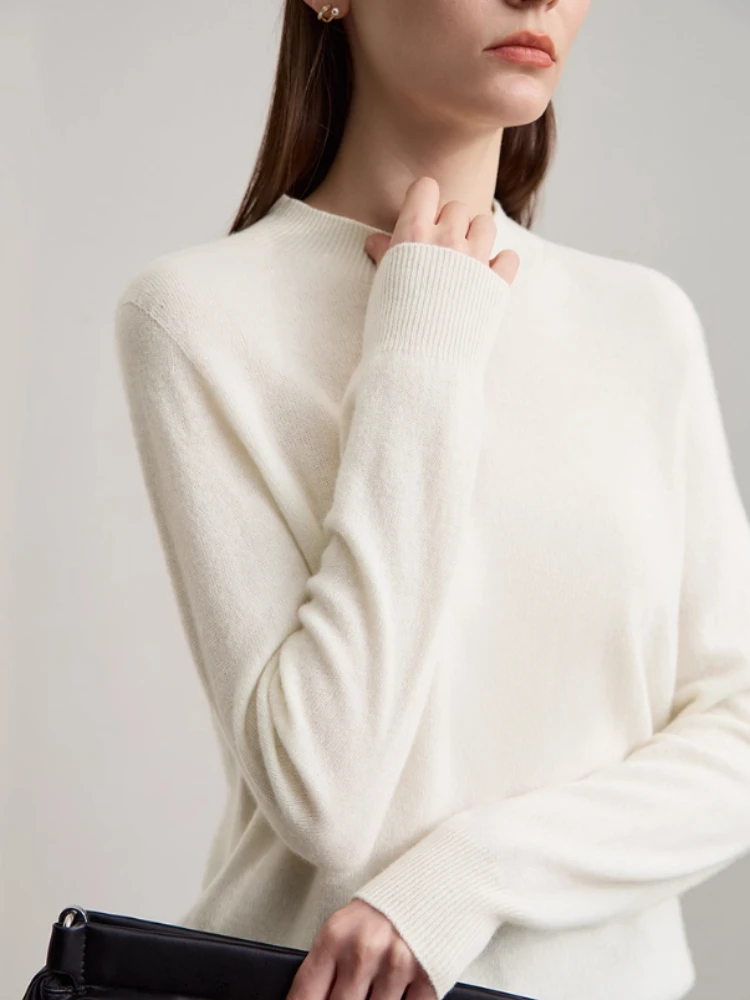 AMII Women's Sweater Semi-turtleneck Knitted Wool Pullover For Woman 2025 Winter New Versatile Long Sleeves Top Female 12543194
AMII Women's Sweater Semi-turtleneck Knitted Wool Pullover For Woman 2025 Winter New Versatile Long Sleeves Top Female 12543194