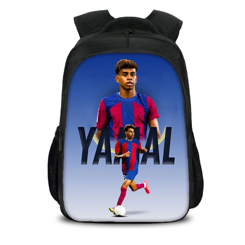 Double layered Backpack L-Lamin Yamal School Bags Rucksack for Girls Boys Football Star Bookbag Travel Large Capacity Backpack
Double layered Backpack L-Lamin Yamal School Bags Rucksack for Girls Boys Football Star Bookbag Travel Large Capacity Backpack