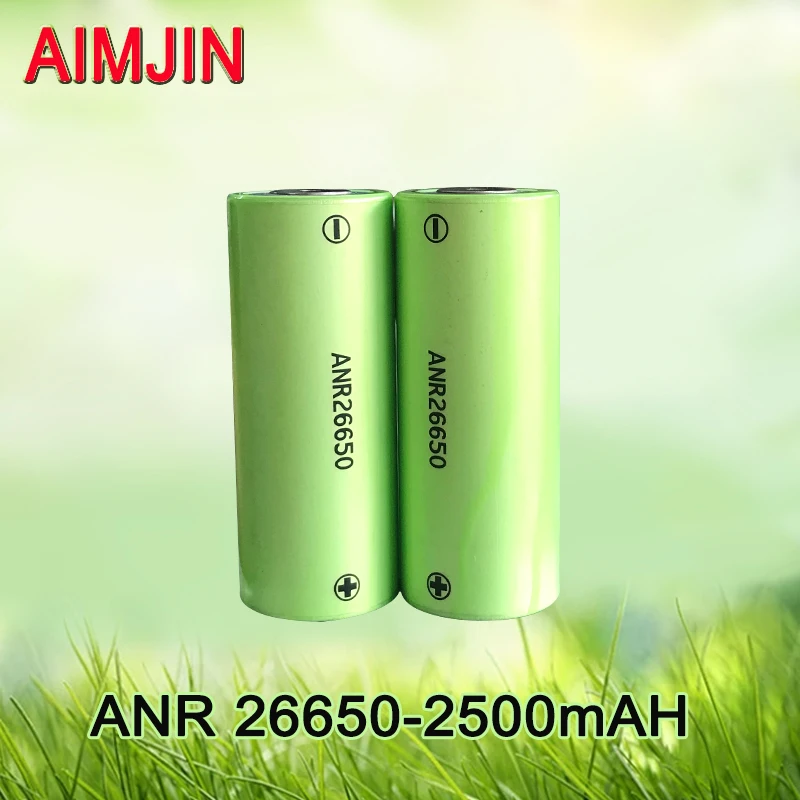 100% Brand New ANR26650 Rechargeable Battery M1B 26650 2400mah-2500mah 70A 3.7v Lithium-ion High Discharge Battery
100% Brand New ANR26650 Rechargeable Battery M1B 26650 2400mah-2500mah 70A 3.7v Lithium-ion High Discharge Battery