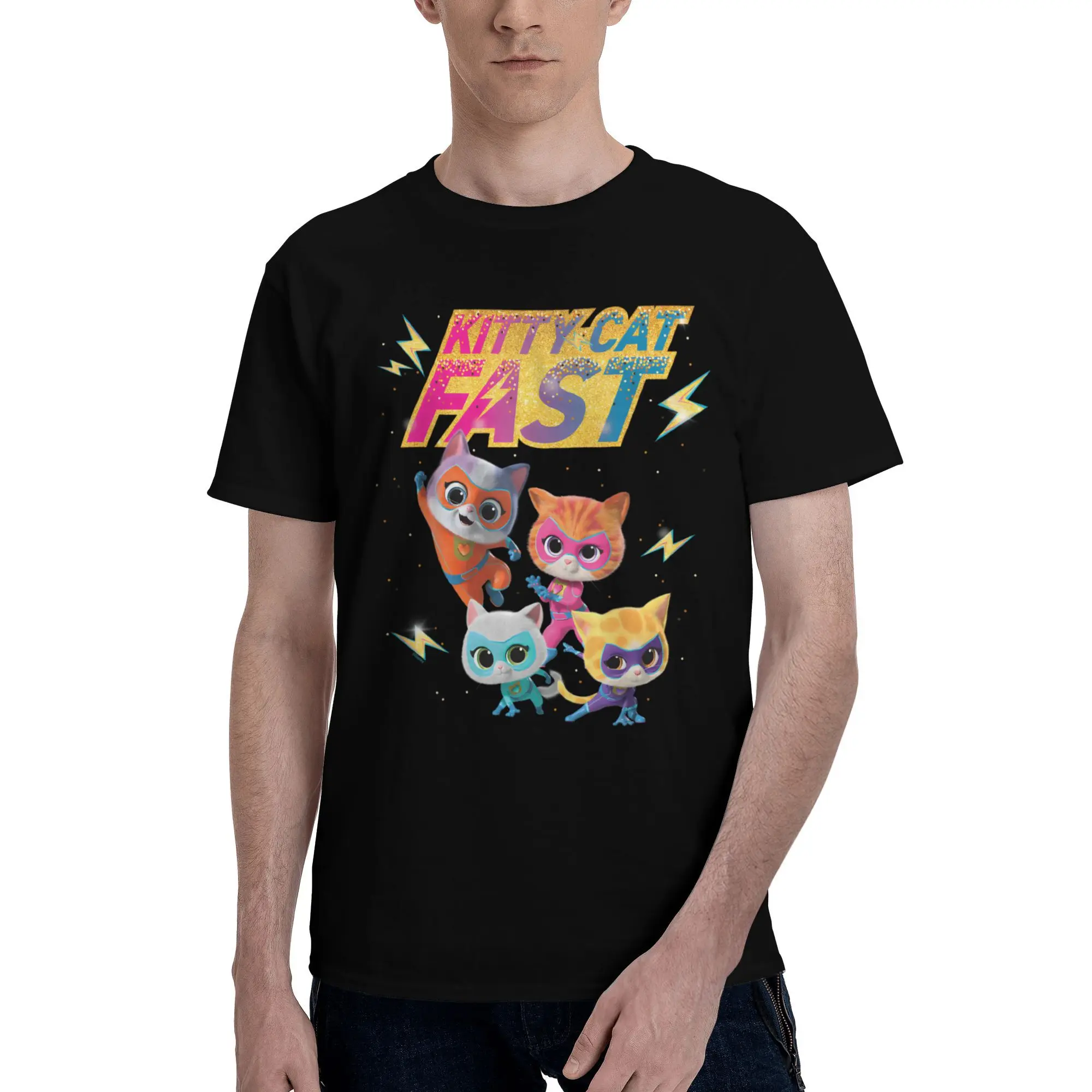 Printed Junior SuperKitties Full Team Kitty Cat Fast T Shirt For Unisex Cotton Tee Shirt Short Sleeve Clothing
Printed Junior SuperKitties Full Team Kitty Cat Fast T Shirt For Unisex Cotton Tee Shirt Short Sleeve Clothing