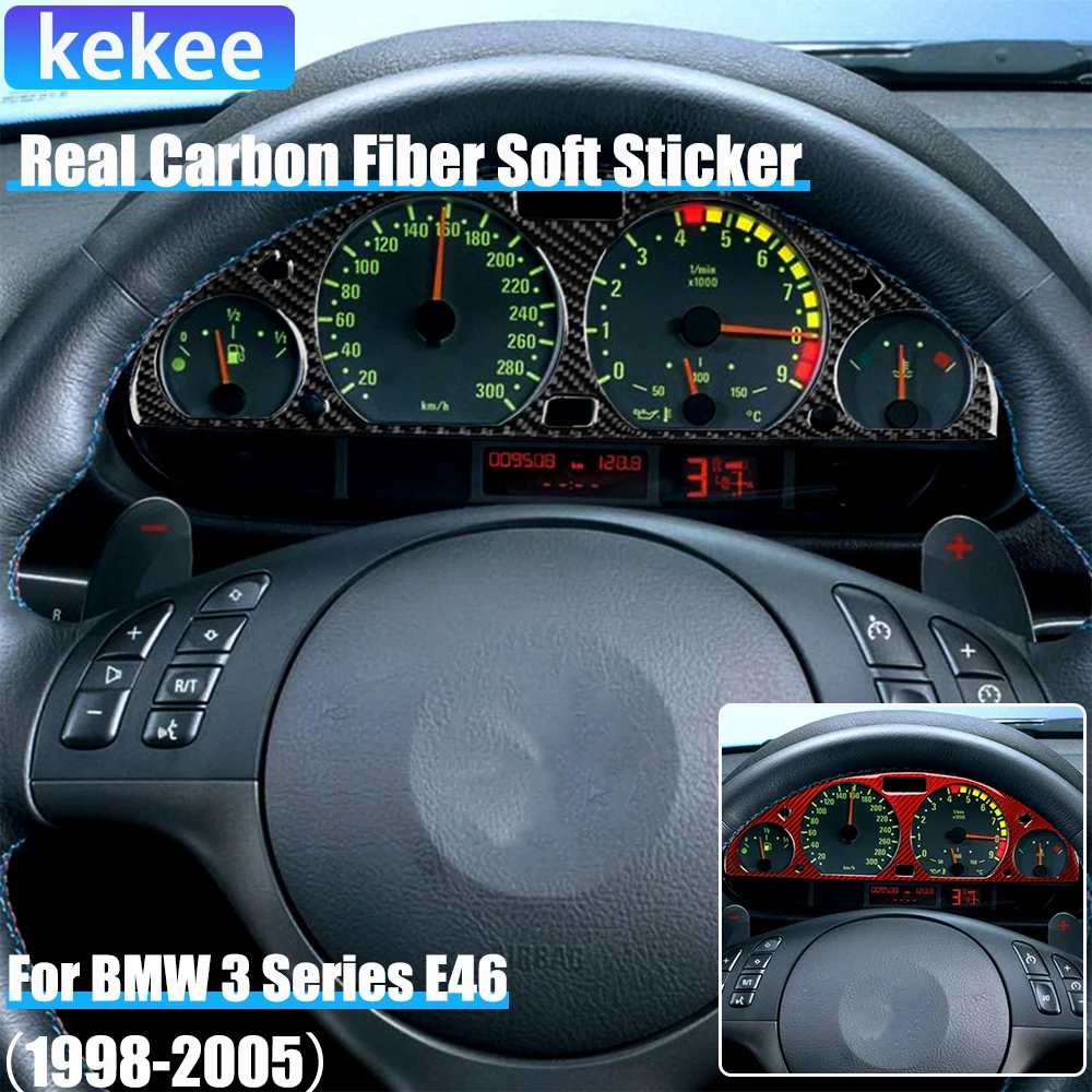 Real Carbon Fiber Car Accessories Speedometer Panel Cover Sticker For BMW 3 Series E46 1998 1999 2000 2001 2002 2003 2004 2005
Real Carbon Fiber Car Accessories Speedometer Panel Cover Sticker For BMW 3 Series E46 1998 1999 2000 2001 2002 2003 2004 2005