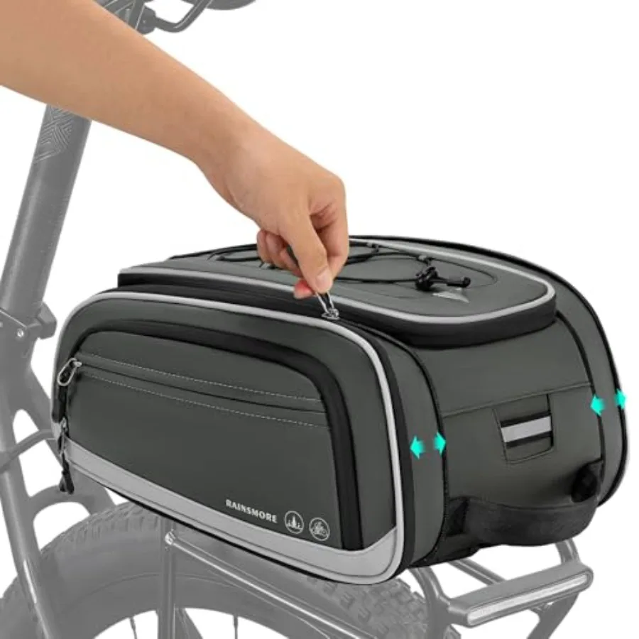 Bike Bags for Bicycle Rear Rack - 15L-23L Expandable Waterproof Bike Trunk Bag with Rain Cover, 4-in-1 Pannier Saddle Bag and B
Bike Bags for Bicycle Rear Rack - 15L-23L Expandable Waterproof Bike Trunk Bag with Rain Cover, 4-in-1 Pannier Saddle Bag and B