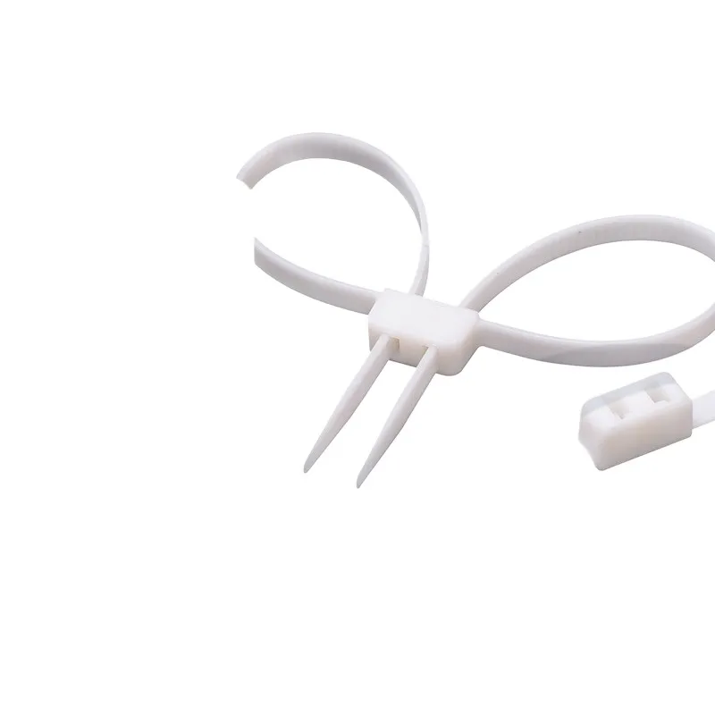 Self-locking nylon cable ties, double-hole double-head fixed cable ties, thickened snap-on cable ties 
Self-locking nylon cable ties, double-hole double-head fixed cable ties, thickened snap-on cable ties