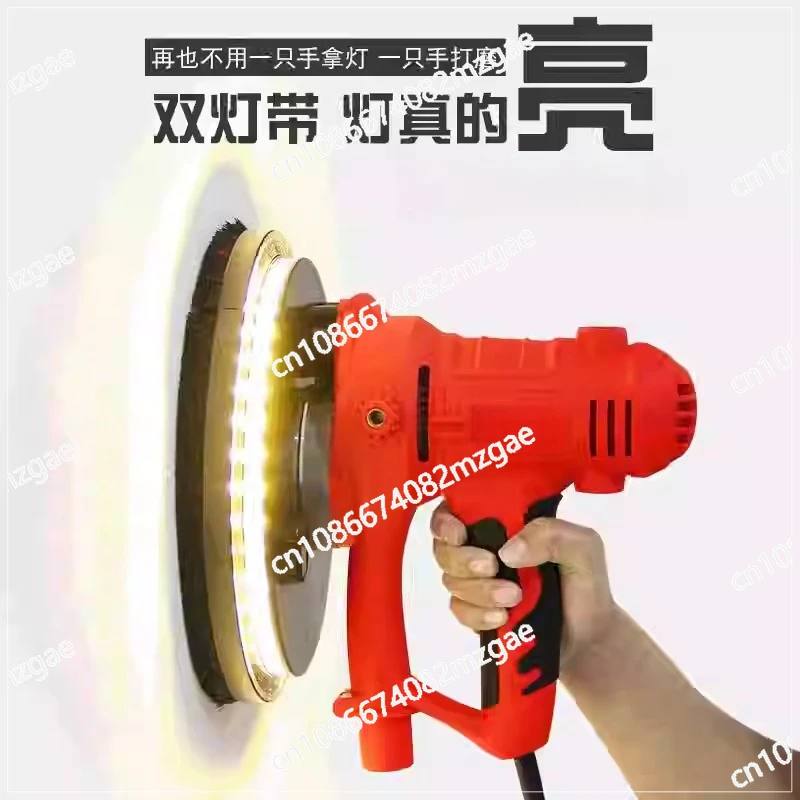 Dustless Electric Drywall Sander Wall Putty Polisher Hand Grinder Led Double Light Grinding machine Grinder for Home Decoration
Dustless Electric Drywall Sander Wall Putty Polisher Hand Grinder Led Double Light Grinding machine Grinder for Home Decoration
