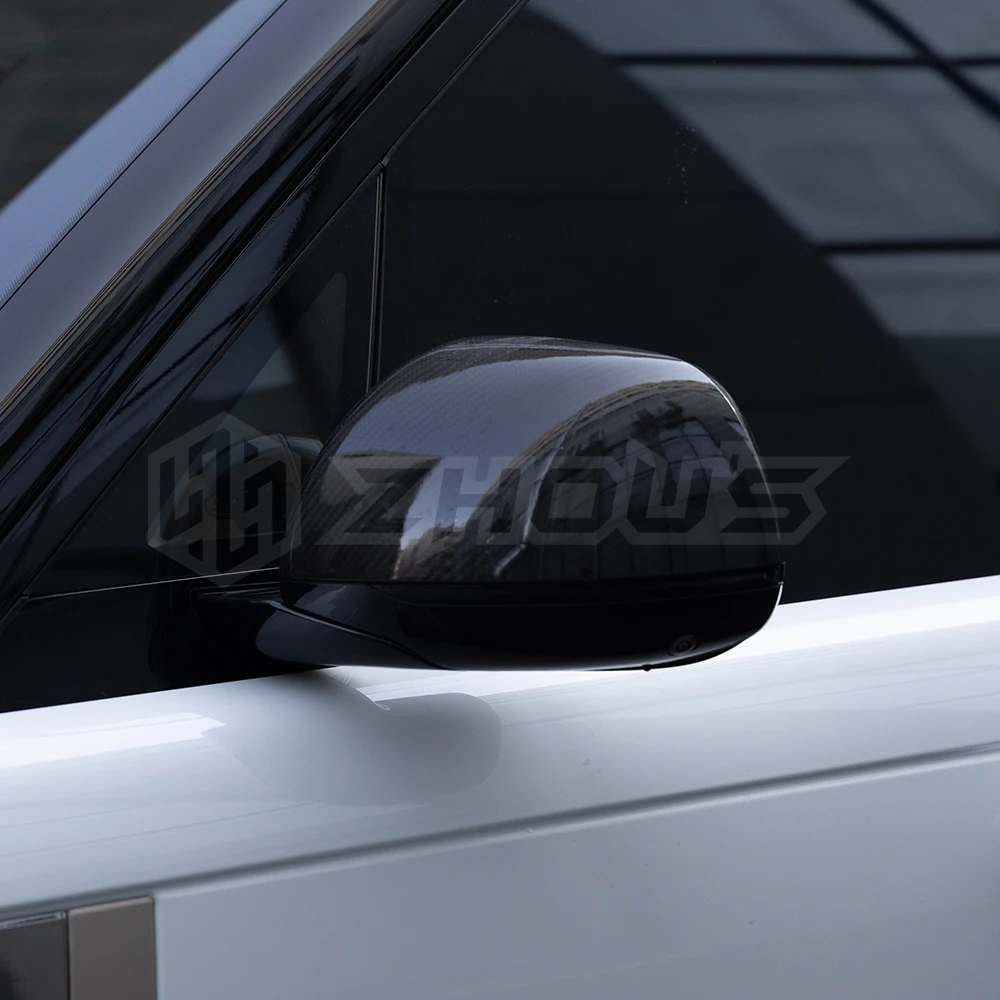 MSZhous Design Carbobn Fiber Replacement Side Mirror Covers for L460 Range Rover Vogue Accessories