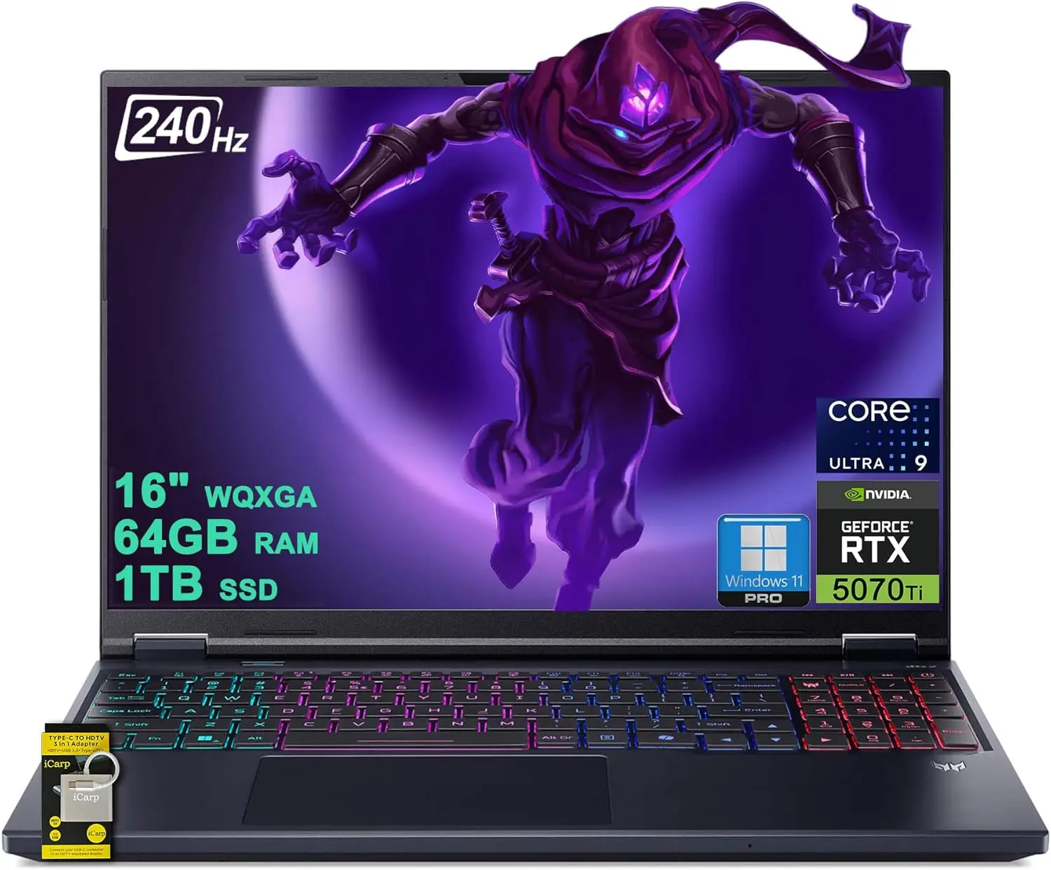 acer Predator Helios Neo 16S AI Gaming Laptop 16 2560x1600 OLED 240Hz Intel 24-core Ultra 9 275HX 64GB DDR5 1TB
acer Predator Helios Neo 16S AI Gaming Laptop 16 2560x1600 OLED 240Hz Intel 24-core Ultra 9 275HX 64GB DDR5 1TB
