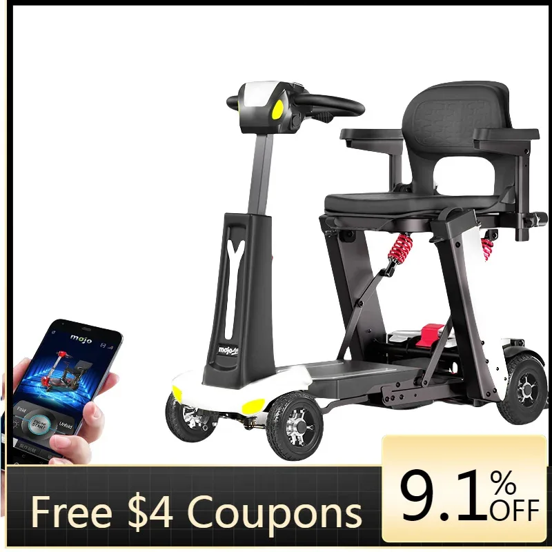 High quality commuting vehicles are safe and relileLuxury Folded Mobility Scooter 4 Wheel Electric Scooter for Adult
High quality commuting vehicles are safe and relileLuxury Folded Mobility Scooter 4 Wheel Electric Scooter for Adult