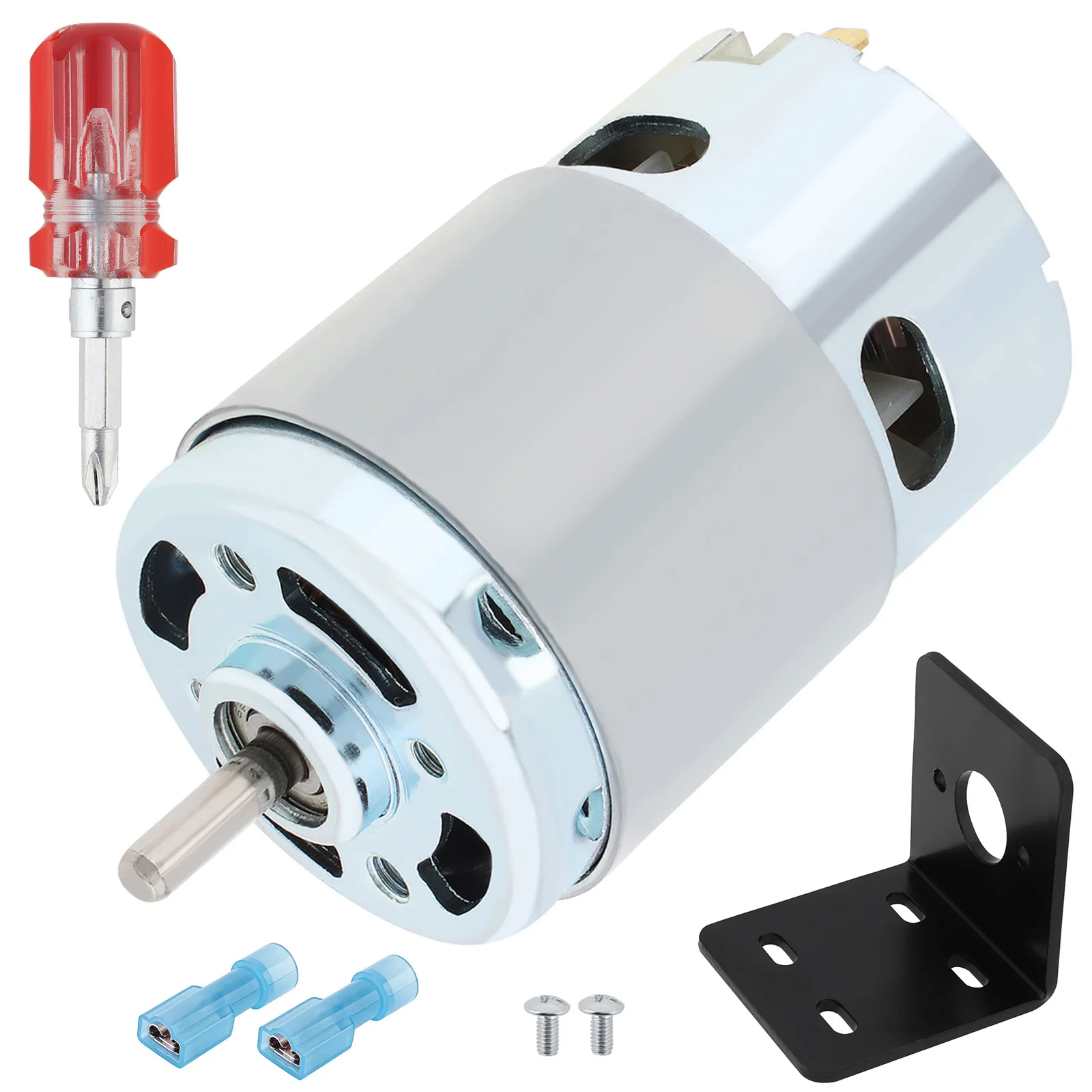 895 DC Motor 12V 3000RPM - 12000RPM Micro Motor Built-in Cooling Fan for Electric Tools/DIY Project/Power Upgrade with Bracket
895 DC Motor 12V 3000RPM - 12000RPM Micro Motor Built-in Cooling Fan for Electric Tools/DIY Project/Power Upgrade with Bracket