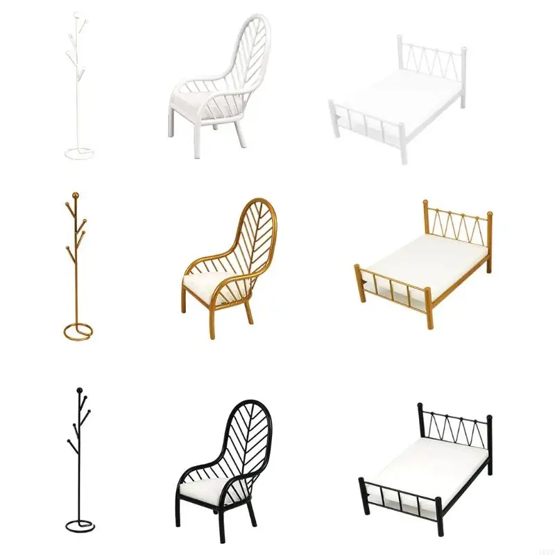 J0PF Dollhouse Furniture Bed Chair Coat Hanger Party Suppllies Pretend for Play Suppl
J0PF Dollhouse Furniture Bed Chair Coat Hanger Party Suppllies Pretend for Play Suppl