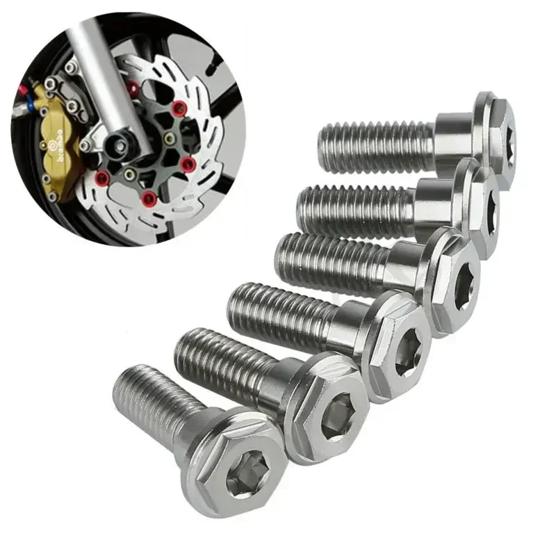Motorcycle Acsessories Accessory 6x Titanium Brake Disc Retaining Bolt Kit M8 X 24mm For Honda NSF100 R6 2006
Motorcycle Acsessories Accessory 6x Titanium Brake Disc Retaining Bolt Kit M8 X 24mm For Honda NSF100 R6 2006