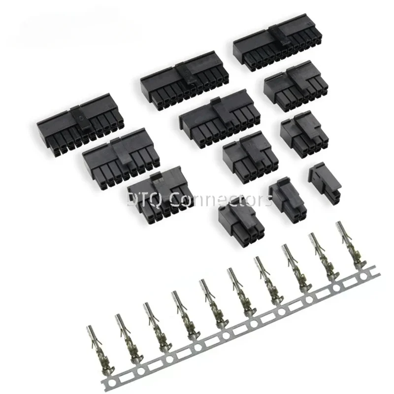 10sets MX3.0 3.0mm Pitch Micro-Fit 3.0 Connector Housing 2*1/2/3/4/5/6/8/10/12 Pin Male shell + Terminal 43030 2P/3P/4P/5P
10sets MX3.0 3.0mm Pitch Micro-Fit 3.0 Connector Housing 2*1/2/3/4/5/6/8/10/12 Pin Male shell + Terminal 43030 2P/3P/4P/5P