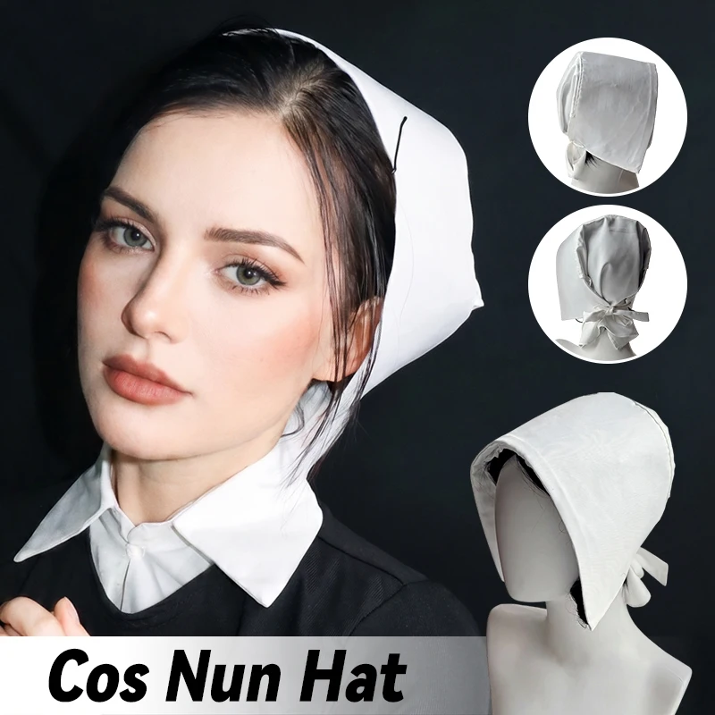 Medieval Coif Cap Women Peasant Amish Hat Headwear Girls Victorian Vintage Nun Bonnet Hat Maid Tea Party Cosplay Costume
Medieval Coif Cap Women Peasant Amish Hat Headwear Girls Victorian Vintage Nun Bonnet Hat Maid Tea Party Cosplay Costume