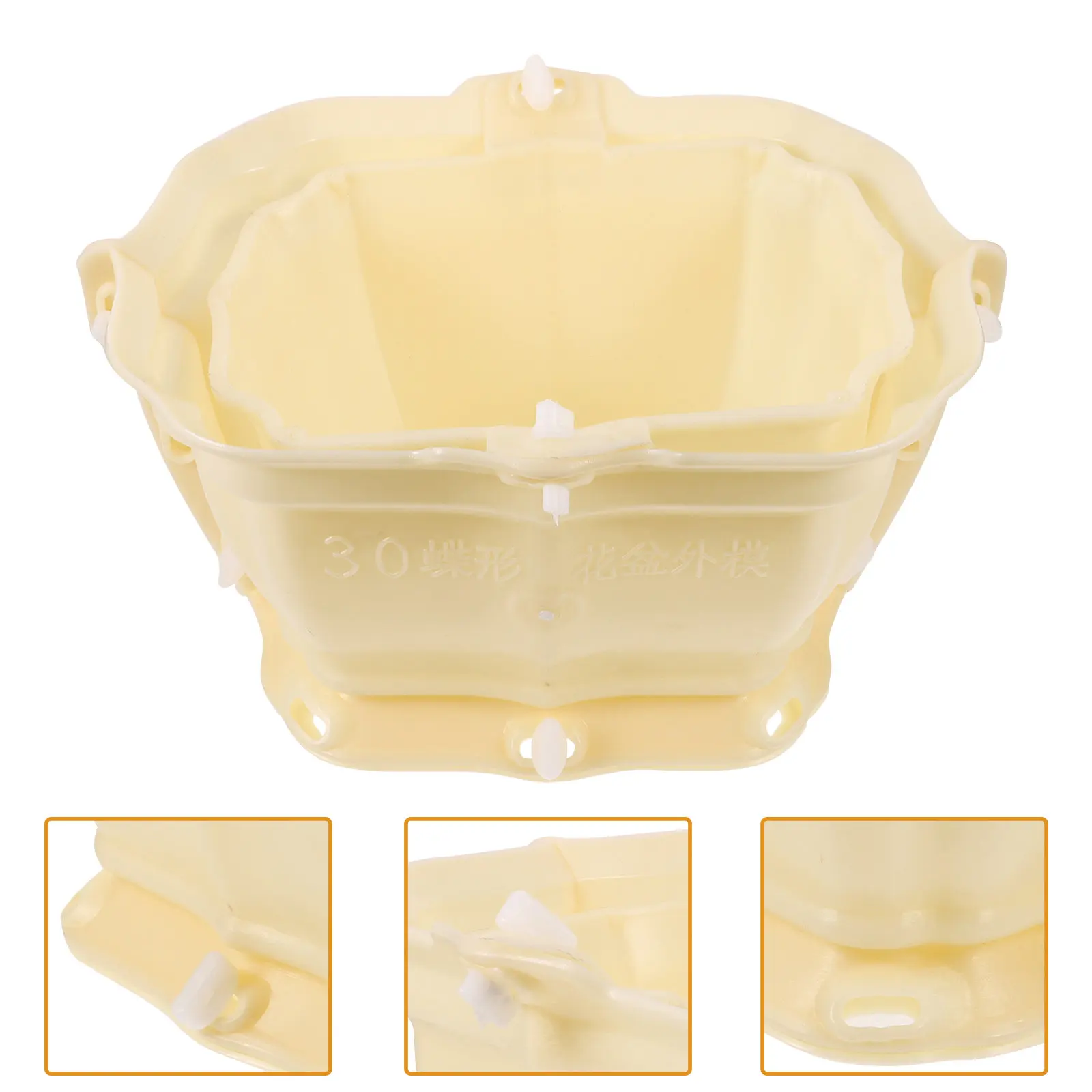 DIY Plastic Flower Pot Mold Reusable Concrete Cement Clay Plaster Planter Making Mold for Succulent Bonsai Starter Pot
DIY Plastic Flower Pot Mold Reusable Concrete Cement Clay Plaster Planter Making Mold for Succulent Bonsai Starter Pot