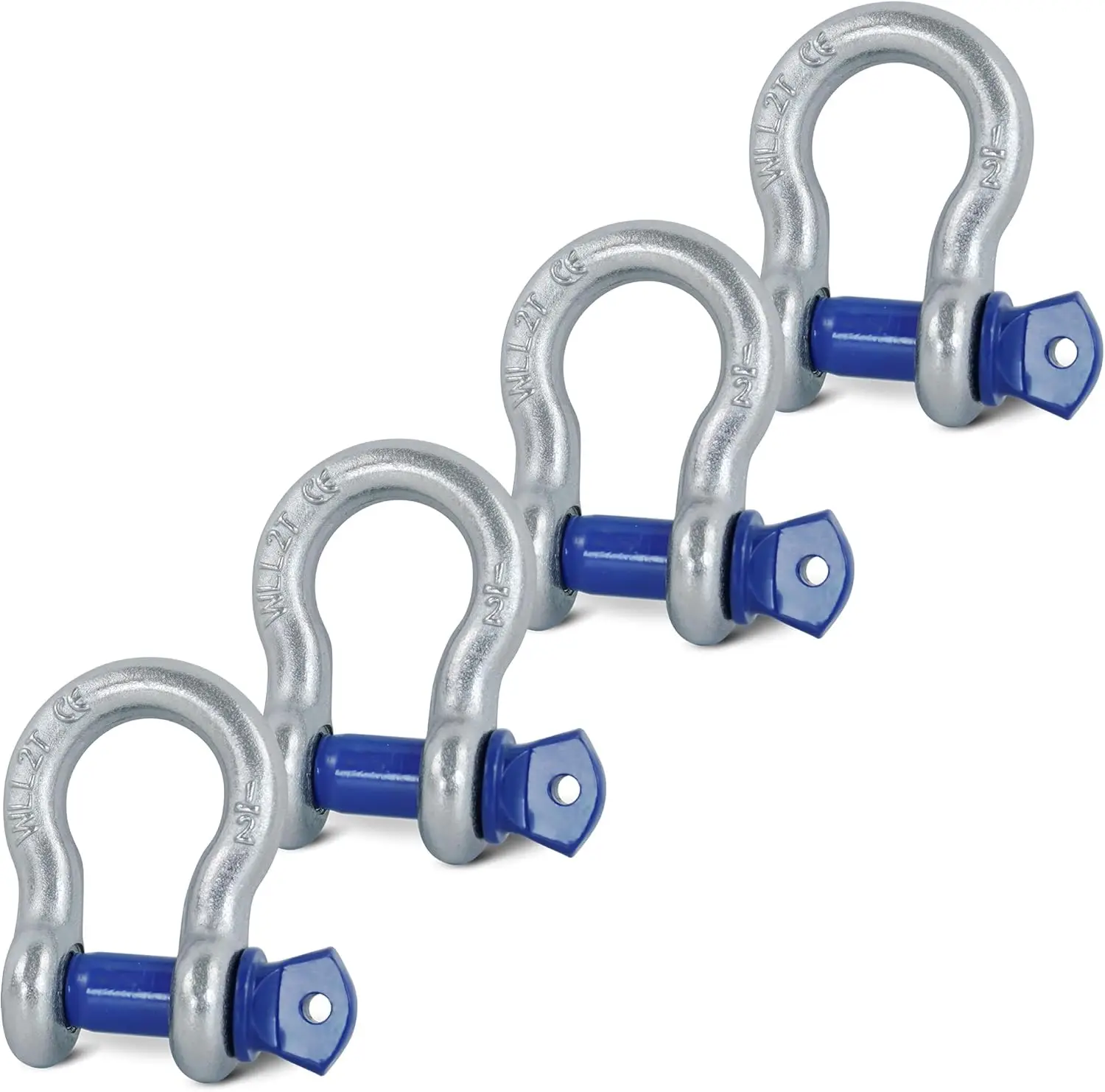 4 Pack 1/2" D Ring Shackle with 9/16" Screw Pin, 26,400 lbs Break Strength Heavy Duty Tow Recovery for Off-Road Jeep Truck ATV
4 Pack 1/2" D Ring Shackle with 9/16" Screw Pin, 26,400 lbs Break Strength Heavy Duty Tow Recovery for Off-Road Jeep Truck ATV
