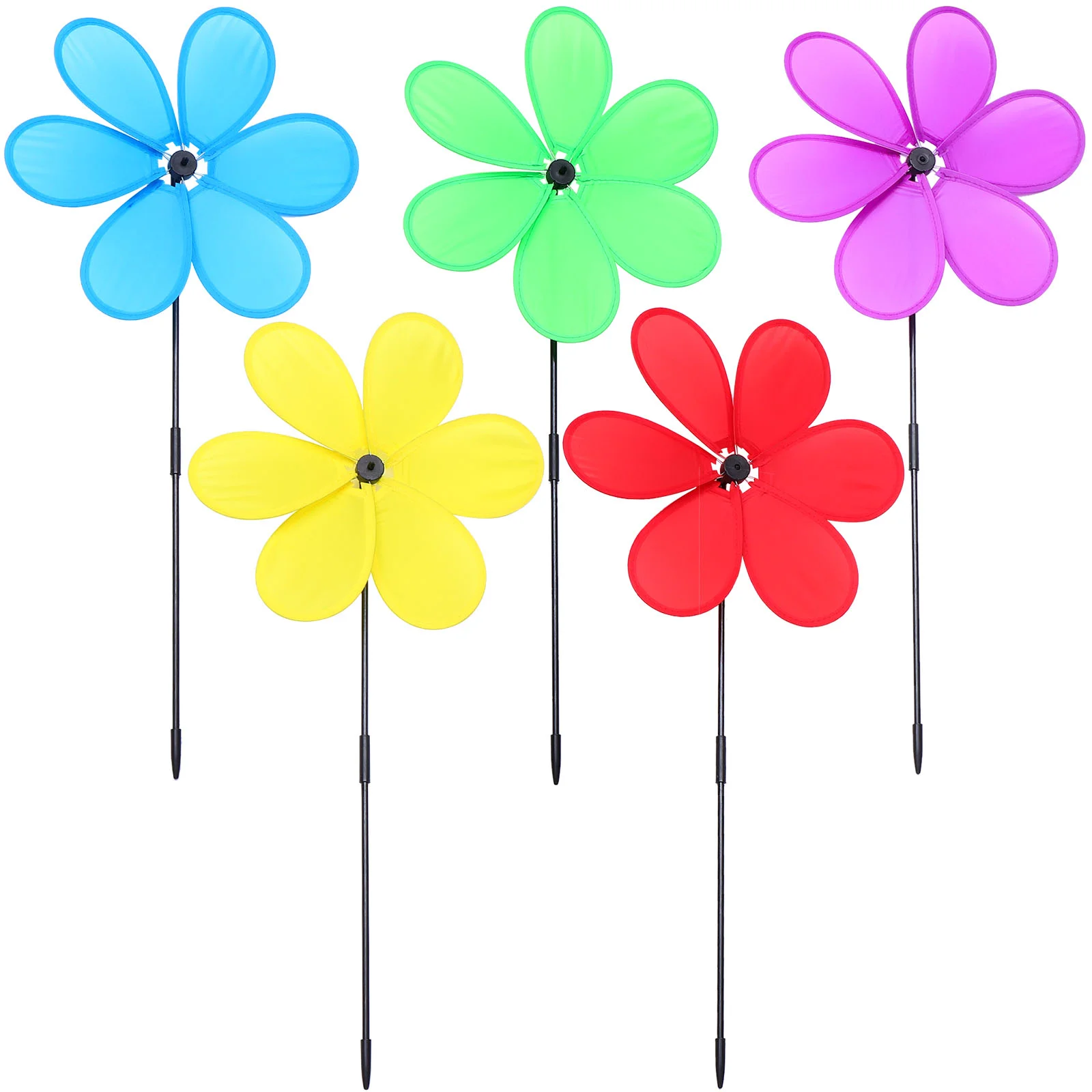5 Pcs Colorful Fabric Windmill Pinwheels Kids Toy Spinners Garden Decoration Outdoor
5 Pcs Colorful Fabric Windmill Pinwheels Kids Toy Spinners Garden Decoration Outdoor