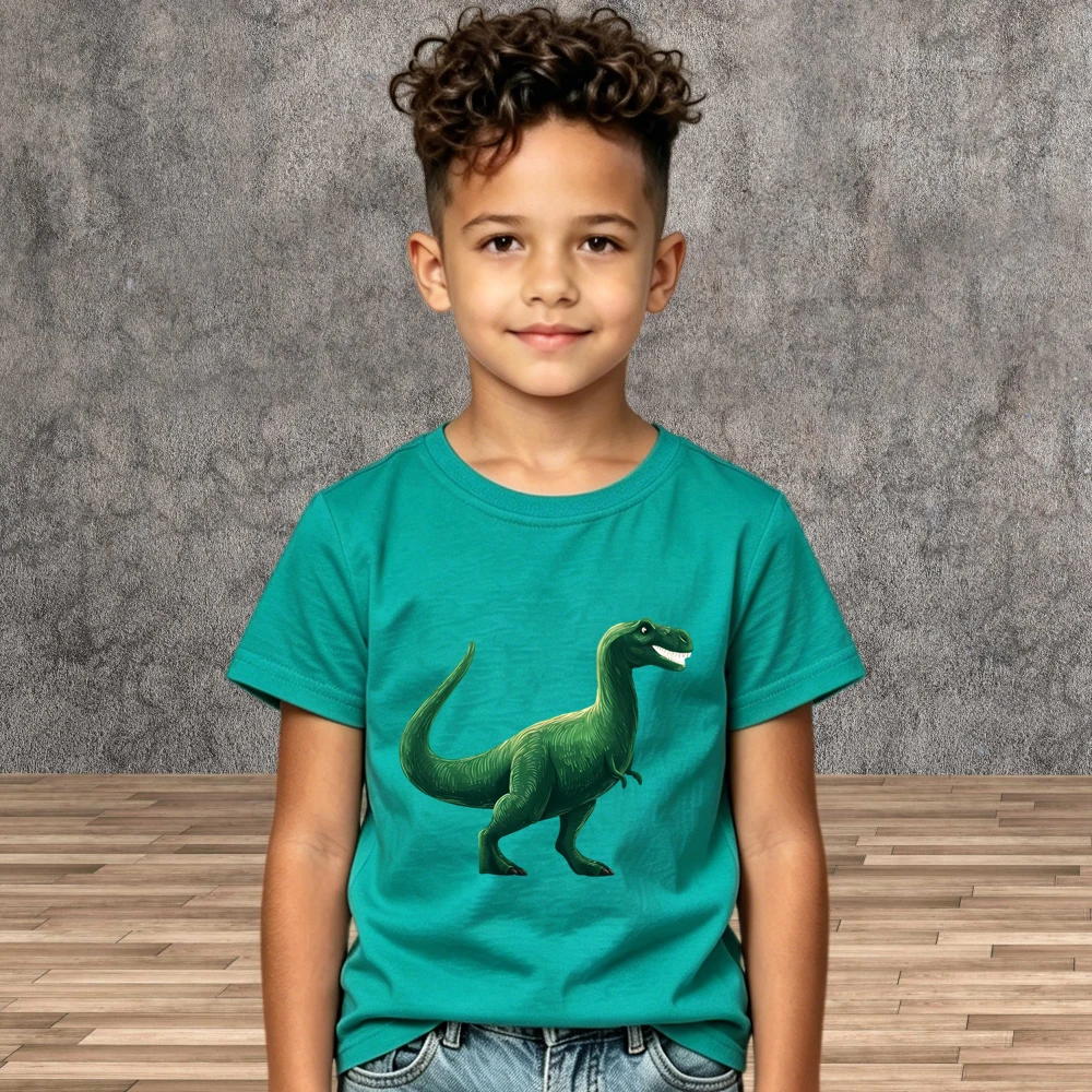 Sports Wear Kids Boys Dinosaur Printed T-shirt Summer Casual Cotton Shirts
Sports Wear Kids Boys Dinosaur Printed T-shirt Summer Casual Cotton Shirts