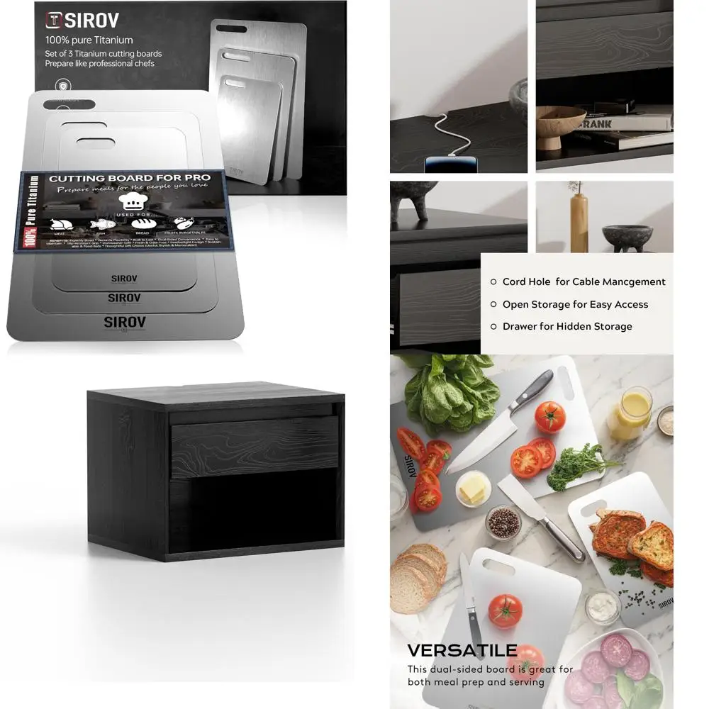 Titanium Cutting Boards - Premium Set of 3, Pure Kitchen Chopping Boards, Non-Toxic, Dishwasher Safe for Every Meal
Titanium Cutting Boards - Premium Set of 3, Pure Kitchen Chopping Boards, Non-Toxic, Dishwasher Safe for Every Meal