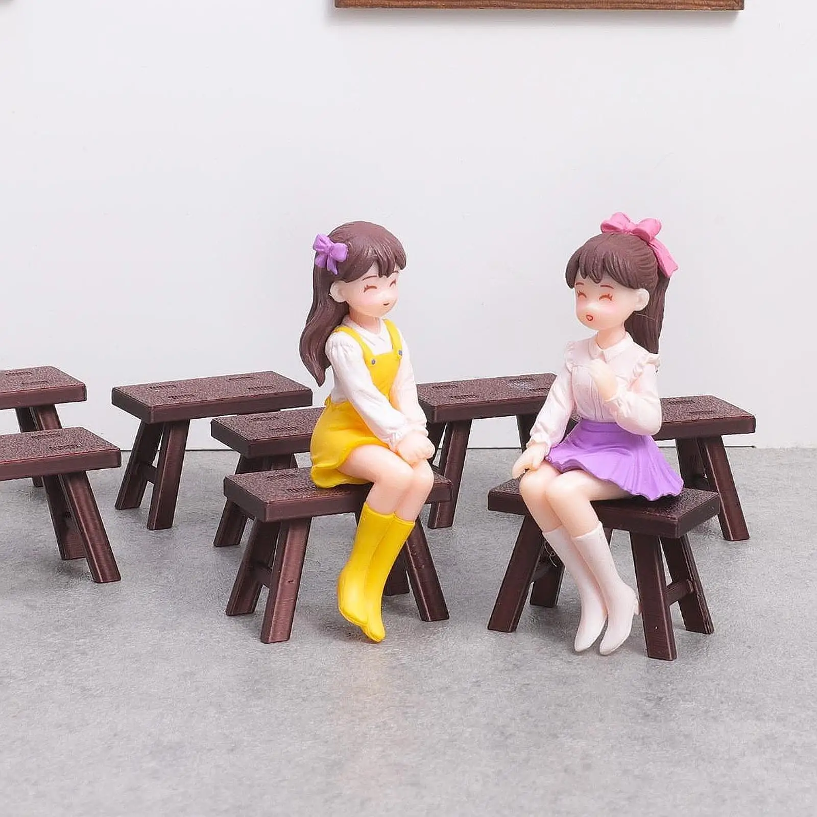 10 Pieces 1:12 Dollhouse Furniture Bench Birthday Gift DIY Fairy Garden Simulation Ornaments Model Furniture for Micro Landscape
10 Pieces 1:12 Dollhouse Furniture Bench Birthday Gift DIY Fairy Garden Simulation Ornaments Model Furniture for Micro Landscape