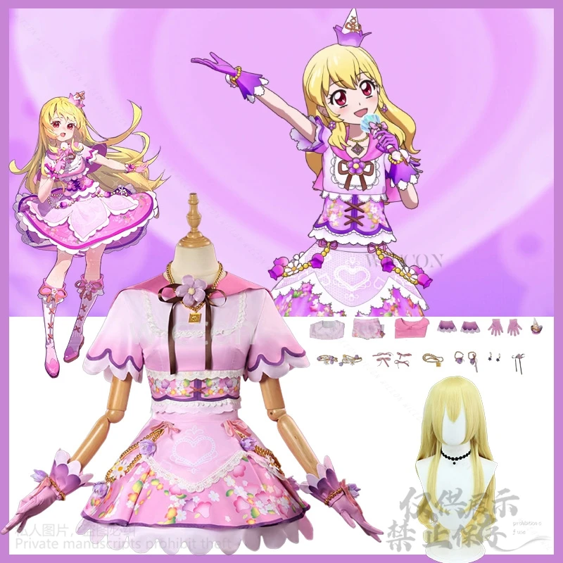 Aikatsu!cosplay Hoshimiya Ichigo Anime Performance Costume Lilac Cake Dress Kawaii Idol Pink Lolita Wigs Jirai Kei Customized
Aikatsu!cosplay Hoshimiya Ichigo Anime Performance Costume Lilac Cake Dress Kawaii Idol Pink Lolita Wigs Jirai Kei Customized