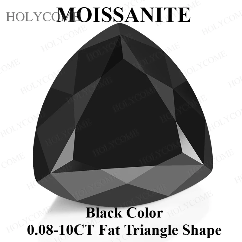 0.08-10CT Moissanite Loose Stones Fat Triangle Shape Black Color VVS1 Clarity with GRA Certificate Beads jewelry materials charm
0.08-10CT Moissanite Loose Stones Fat Triangle Shape Black Color VVS1 Clarity with GRA Certificate Beads jewelry materials charm