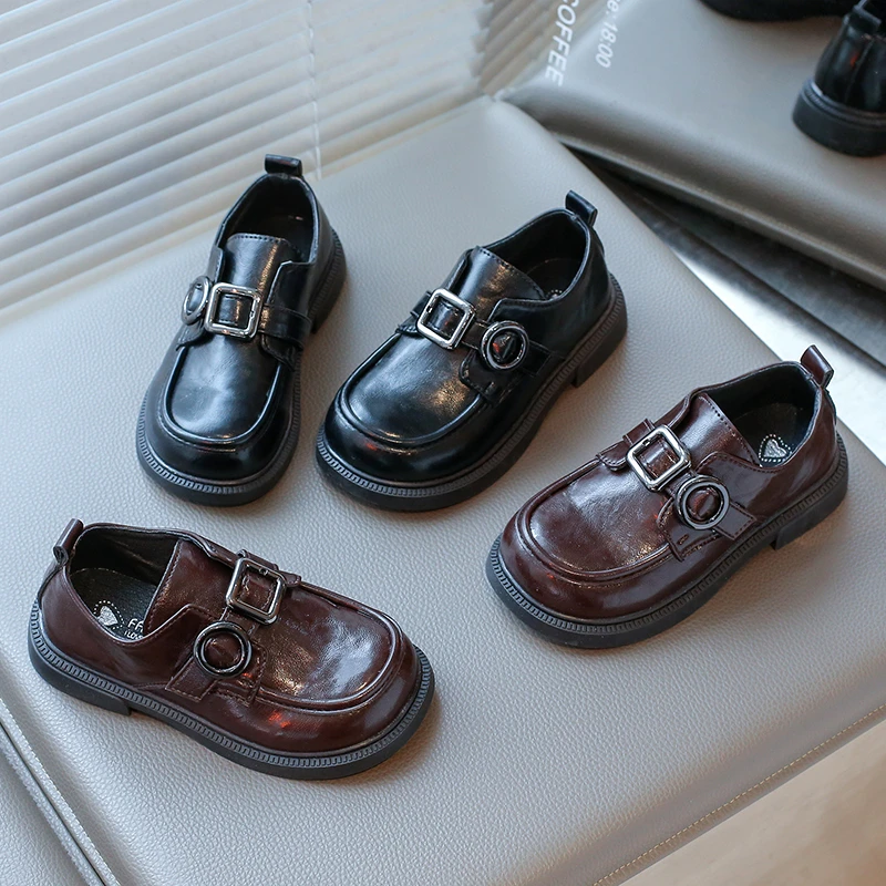 Simple Children's Flats Black Brown Versatile Kids Leather Shoe Fashion School Performance Non-slip Girls Causal Mary Jane Shoes
Simple Children's Flats Black Brown Versatile Kids Leather Shoe Fashion School Performance Non-slip Girls Causal Mary Jane Shoes