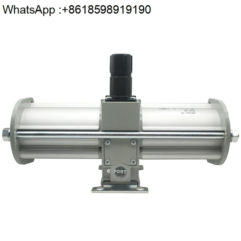 Pneumatic Booster Valve VBA10A-02/20A-03/40A-04GN Air Pressurizer Pressurization Pump Savings Cylinder
Pneumatic Booster Valve VBA10A-02/20A-03/40A-04GN Air Pressurizer Pressurization Pump Savings Cylinder