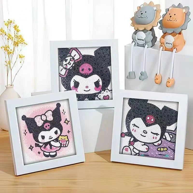 Sanrio Kuromi Diamond Painting Handmade DIY Children's Full Diamond Framed Toys Creative Cartoon Birthday Gifts Frameless
Sanrio Kuromi Diamond Painting Handmade DIY Children's Full Diamond Framed Toys Creative Cartoon Birthday Gifts Frameless