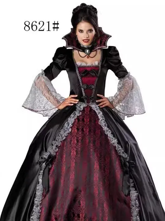 Женский костюм ведьмы зомби на Хэллоуин Bla Queen Masquerade Par Queen orm Sle Китайский традиционный сценический костюм...
Женский костюм ведьмы зомби на Хэллоуин Bla Queen Masquerade Par Queen orm Sle Китайский традиционный сценический костюм...