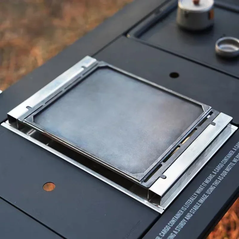 IGT Table Baking Tray Stainless Steel Frying Tray GS450 Furnace IGT Table Accessories Iron Plate Camping Gear 1 Unit XZ96
IGT Table Baking Tray Stainless Steel Frying Tray GS450 Furnace IGT Table Accessories Iron Plate Camping Gear 1 Unit XZ96