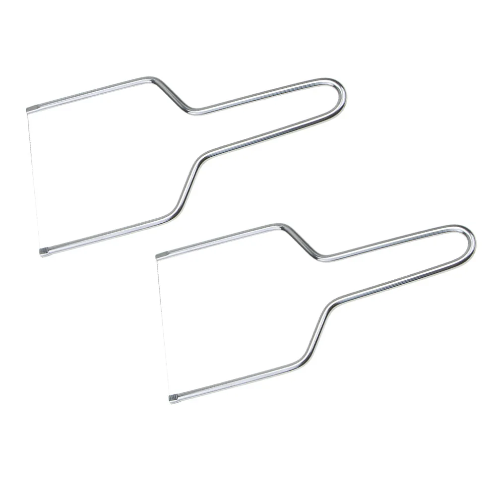 2 pcs Cheese Slicer Butter Cutting Wire Kitchen Tool Stainless Steel Easy Use Cake Pastry Bread Homemade
2 pcs Cheese Slicer Butter Cutting Wire Kitchen Tool Stainless Steel Easy Use Cake Pastry Bread Homemade