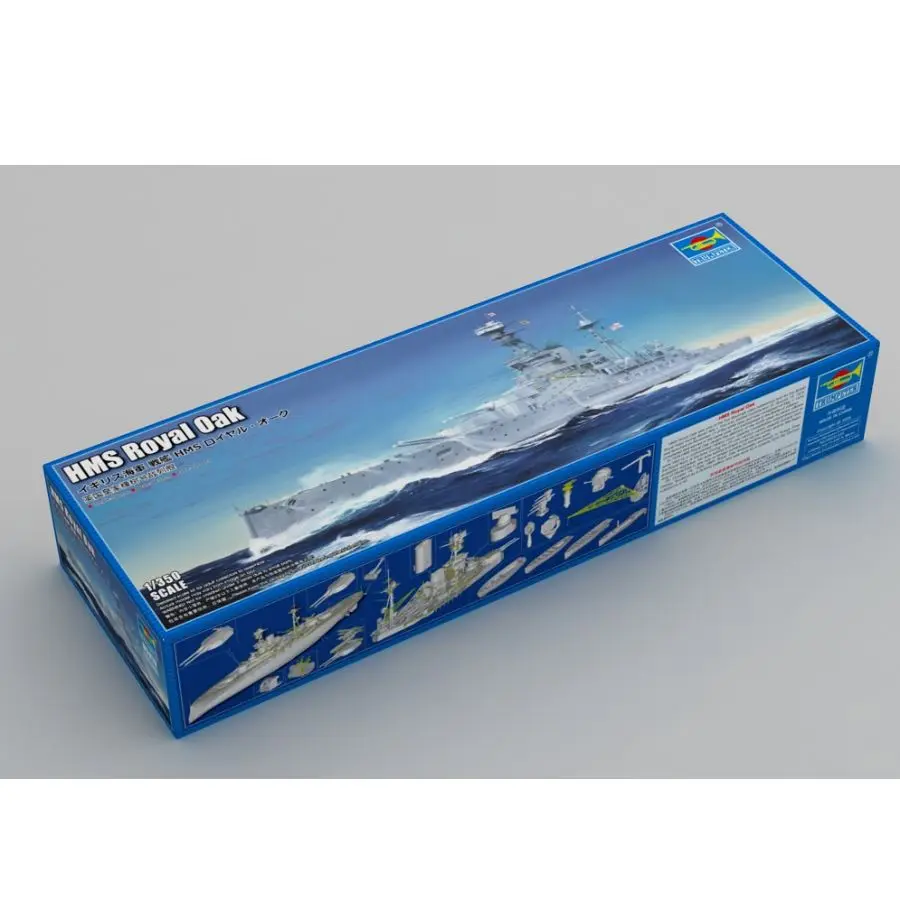 05378 Trumpeter 1/350 HMS Royal Oak Battleship Precision Assembly Model Kit
05378 Trumpeter 1/350 HMS Royal Oak Battleship Precision Assembly Model Kit