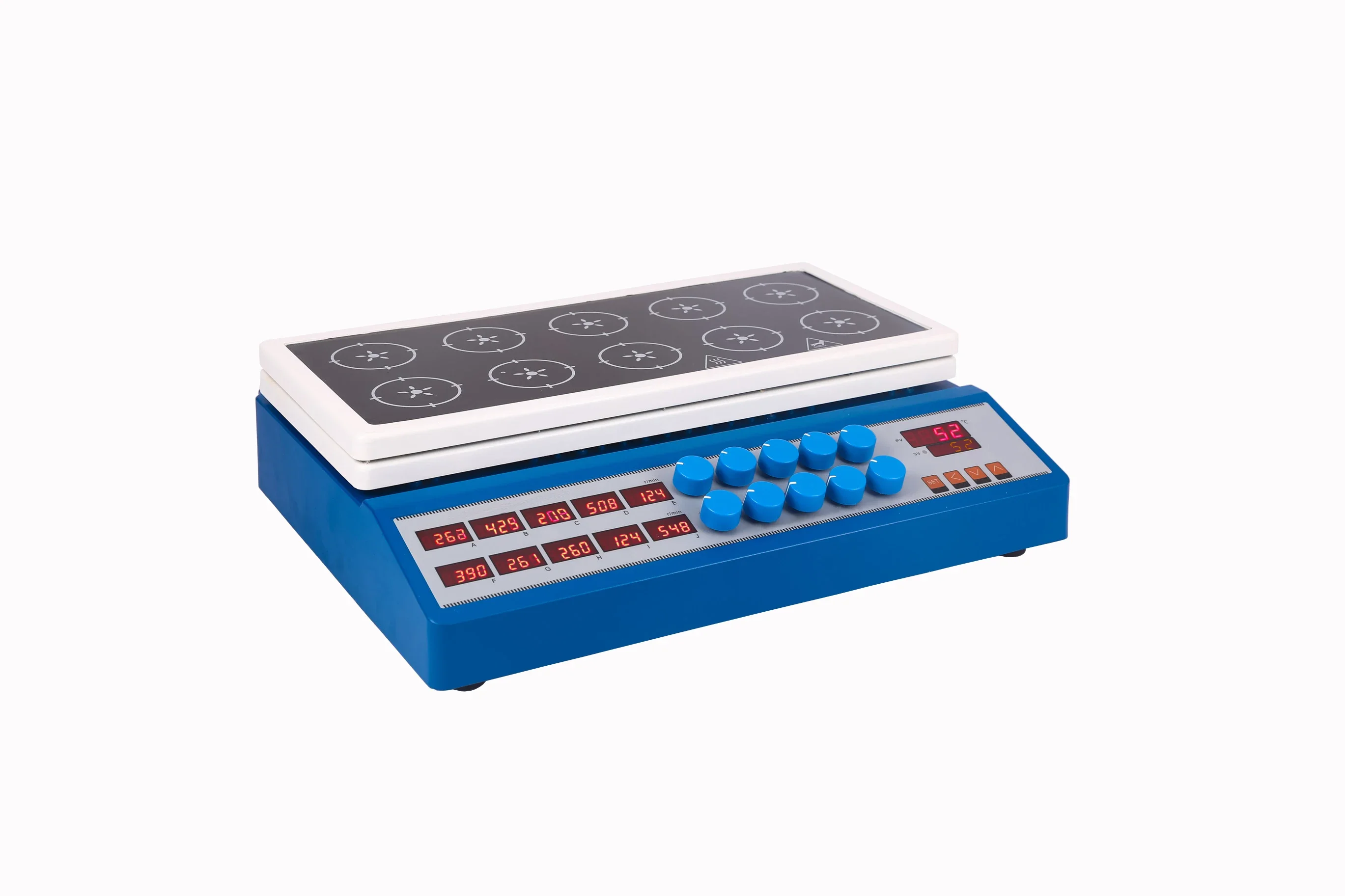 800W Magnetic Heated Plate with Stirring, 500ml, 10 Positions, 1800rpm, for Laboratory Equipment
800W Magnetic Heated Plate with Stirring, 500ml, 10 Positions, 1800rpm, for Laboratory Equipment