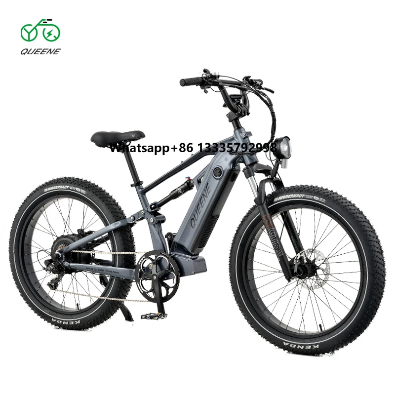 48v 750W 1500w Dual Drive Fat Tire Electric Bike Full Suspension Turn Signals 60Ah Electric Bicycle Electric Cycle
48v 750W 1500w Dual Drive Fat Tire Electric Bike Full Suspension Turn Signals 60Ah Electric Bicycle Electric Cycle