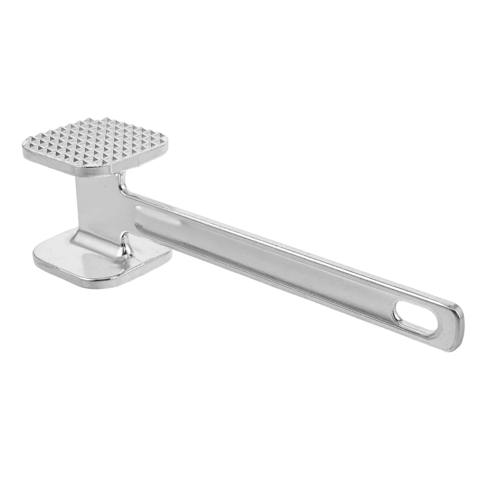 Aluminum Meat Tenderizer Double Sided Kitchen Tool Silver Essential for Beef Chicken Steak Hammer Mallet Pounder
Aluminum Meat Tenderizer Double Sided Kitchen Tool Silver Essential for Beef Chicken Steak Hammer Mallet Pounder