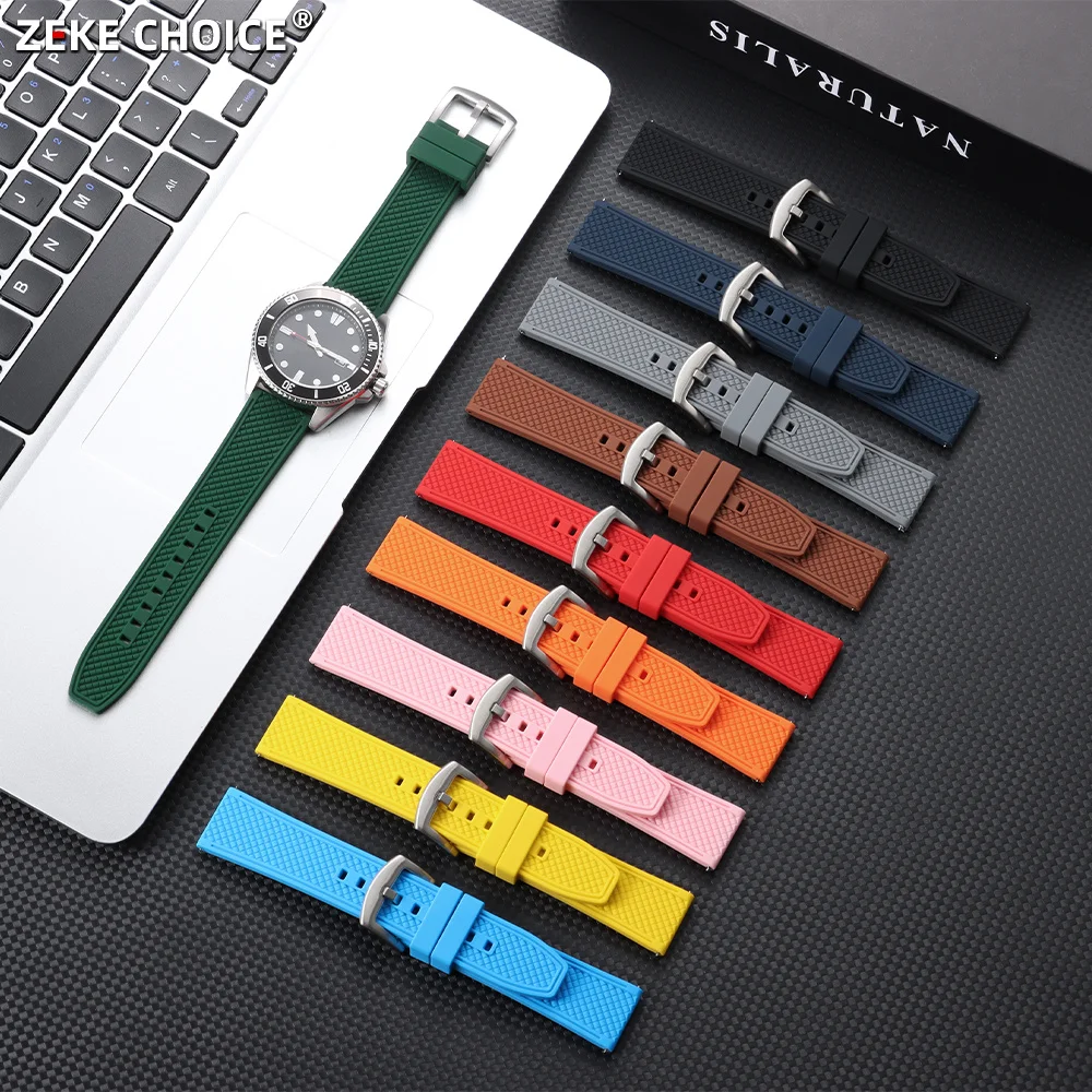 Colorful Silicone Watch Band 20mm 22mm Universal Replacement Wristband Quick Release Rubber Strap for Omega Watchband Accessory
Colorful Silicone Watch Band 20mm 22mm Universal Replacement Wristband Quick Release Rubber Strap for Omega Watchband Accessory