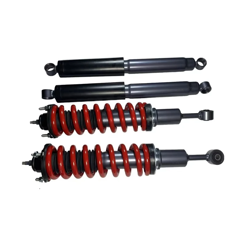 Upgraded front and rear spiral shock absorbers for off-road modifications, bolded, increased by 2 inches, for Hilux/RVEO
Upgraded front and rear spiral shock absorbers for off-road modifications, bolded, increased by 2 inches, for Hilux/RVEO