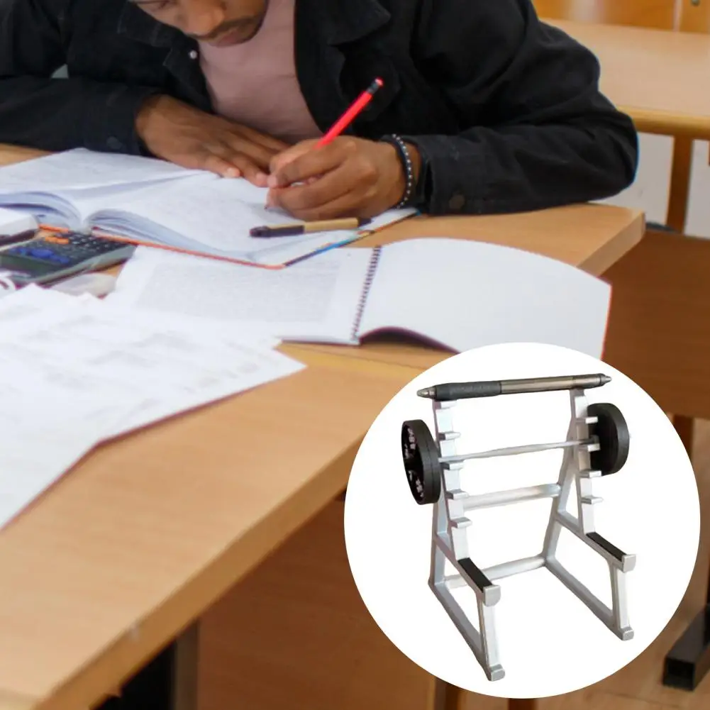 Stationery Storage Practical Barbell Shape Stable Structure Creative Popular Barbell Pen Holder Study Room Supply
Stationery Storage Practical Barbell Shape Stable Structure Creative Popular Barbell Pen Holder Study Room Supply