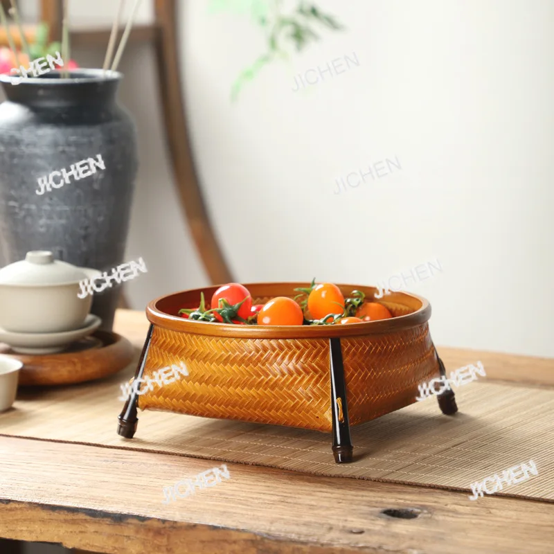 JCTFruit Basket Новая китайская ретро домашняя корзина для хранения закусок Димсам Корзина для освежения тарелка
JCTFruit Basket Новая китайская ретро домашняя корзина для хранения закусок Димсам Корзина для освежения тарелка