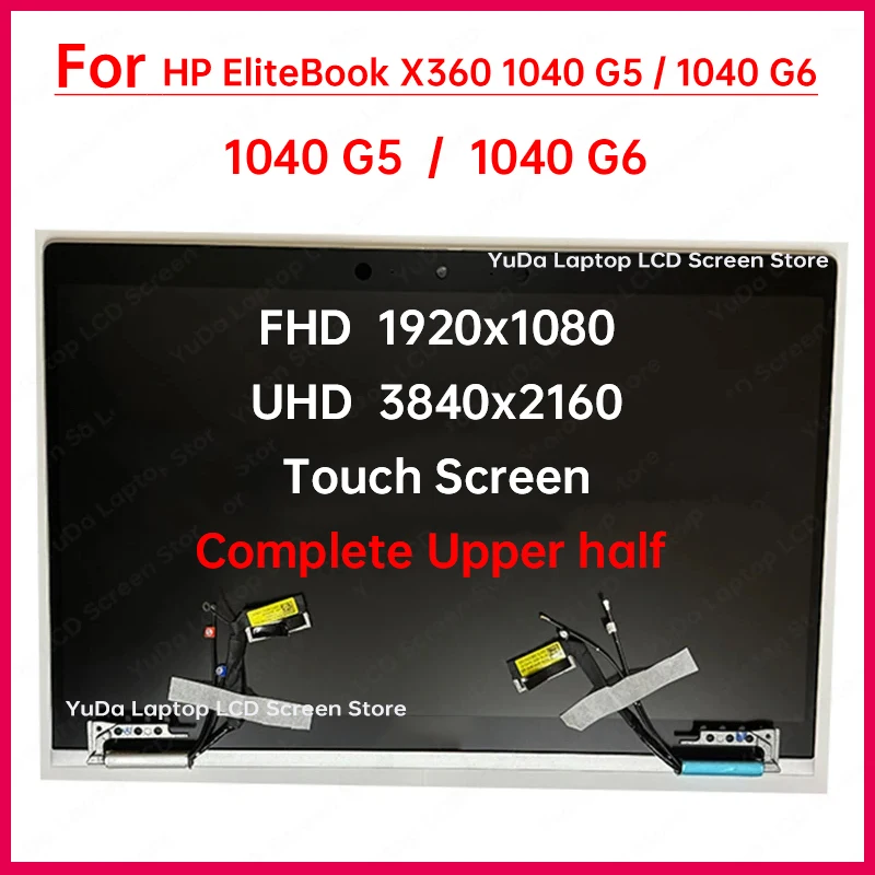 14" Laptop LCD Touch Screen For HP EliteBook x360 1040 G5 1040 G6 Display Complete assembly Replacement L62984-001 L62993-001
14" Laptop LCD Touch Screen For HP EliteBook x360 1040 G5 1040 G6 Display Complete assembly Replacement L62984-001 L62993-001