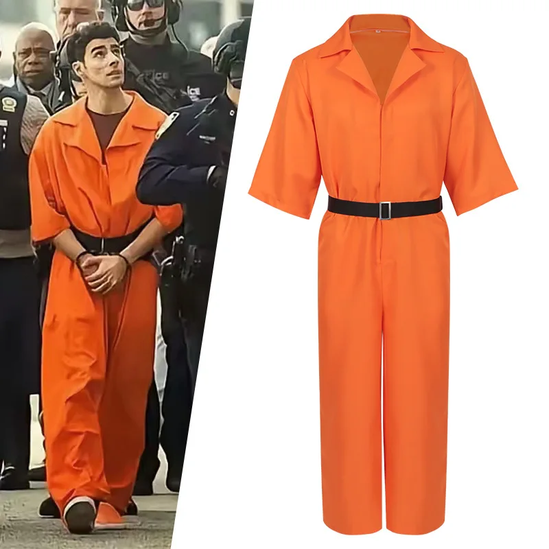 New Luigi Prisoner Suit Orange One-Piece Halloween Cosplay Costume Role-playing Outfit Ladies' Ethnic Stage Costume
New Luigi Prisoner Suit Orange One-Piece Halloween Cosplay Costume Role-playing Outfit Ladies' Ethnic Stage Costume