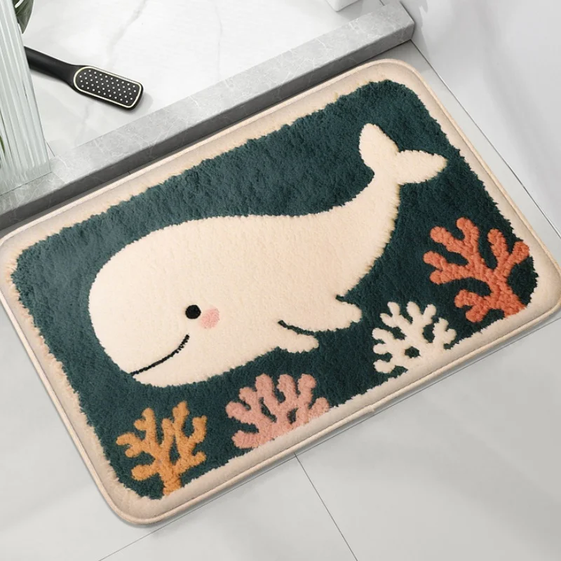 Cartoon animal shower room small carpet floor mat bathroom mat absorbent foot mat toilet mat decorative mat soft and comfortable
Cartoon animal shower room small carpet floor mat bathroom mat absorbent foot mat toilet mat decorative mat soft and comfortable