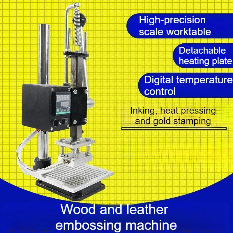 Manual Gold Stamping Machine Imprinting Embroidery Embossing Leather Stamping Stamping Machine Album Hot Press Machine
Manual Gold Stamping Machine Imprinting Embroidery Embossing Leather Stamping Stamping Machine Album Hot Press Machine