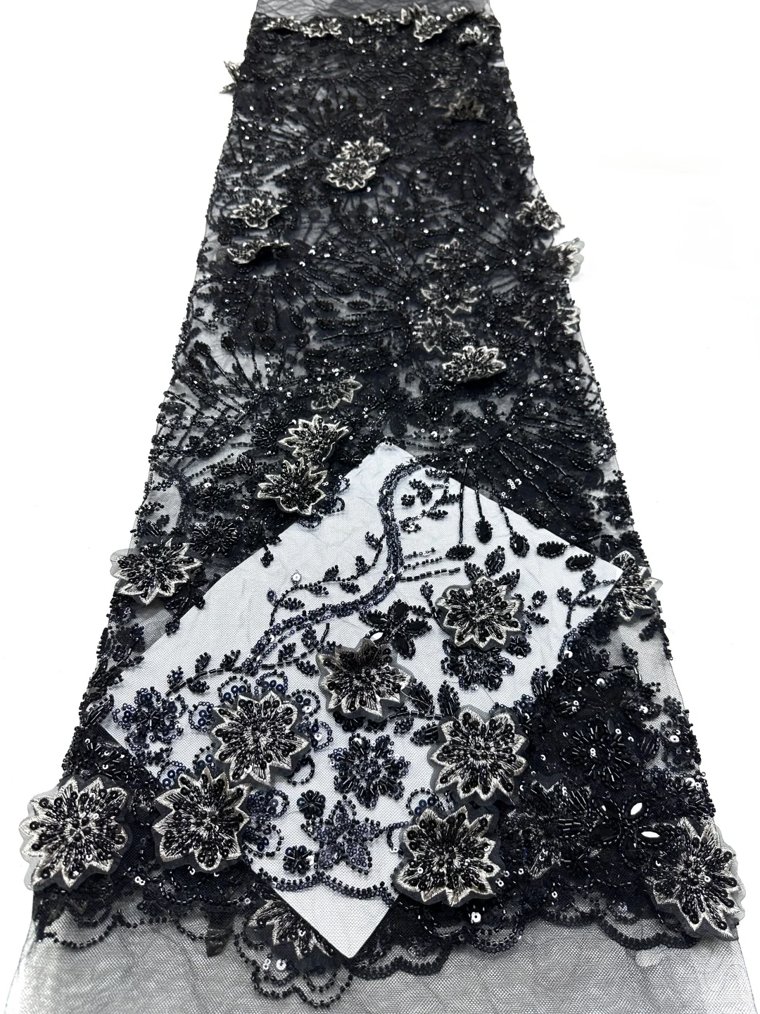 African Heavy Bead Lace Fabric 2026 High-Quality Nigerian Embroidery Sequins French Tulle for Wedding Party Material
African Heavy Bead Lace Fabric 2026 High-Quality Nigerian Embroidery Sequins French Tulle for Wedding Party Material