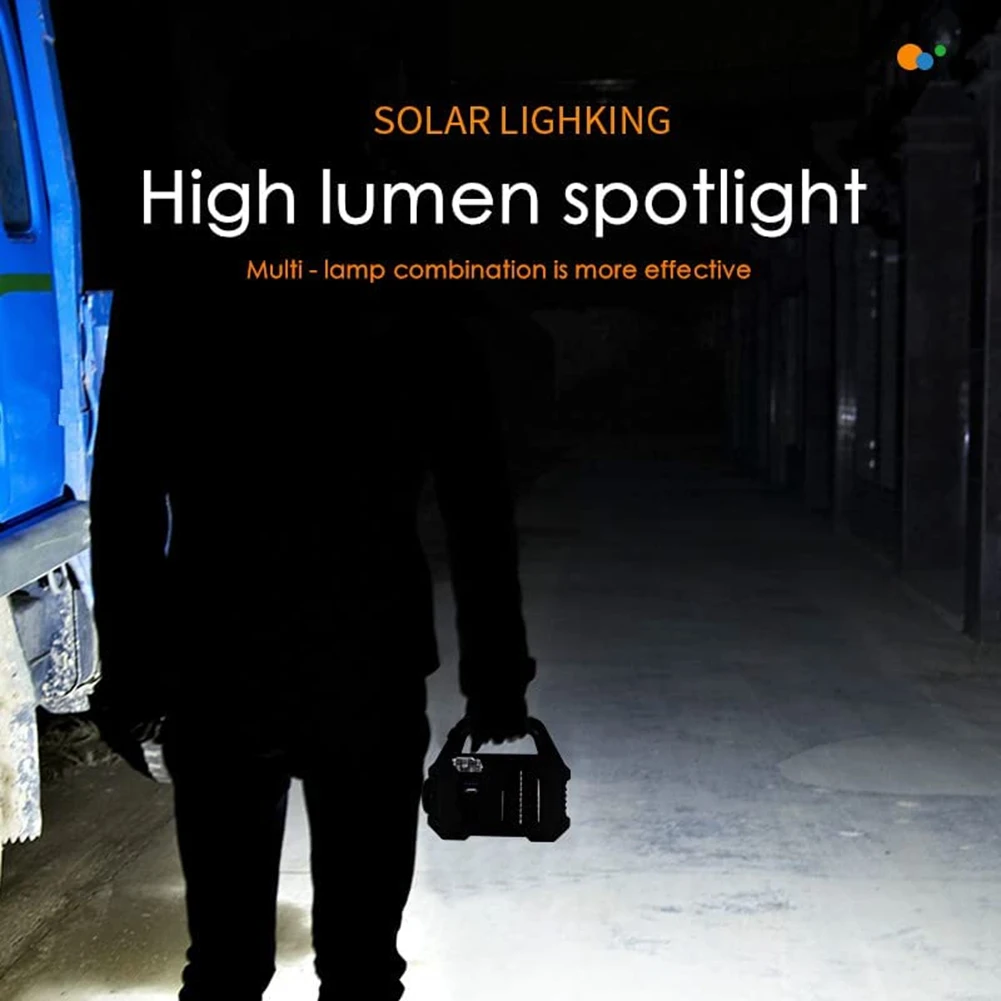DEN-gSpotlight Flashlight Rechargeable,LED Flashlight High Lumens Super Bright,Solar Panels,6 Modes,IPX4 Waterproof
DEN-gSpotlight Flashlight Rechargeable,LED Flashlight High Lumens Super Bright,Solar Panels,6 Modes,IPX4 Waterproof