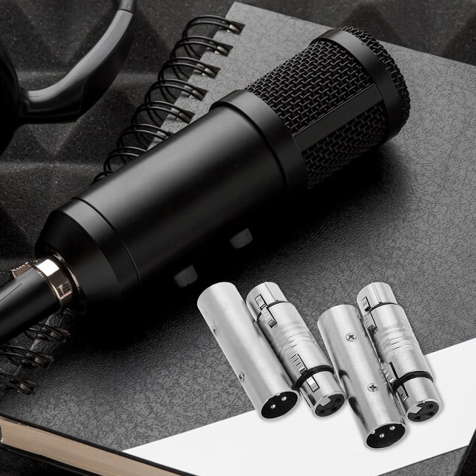 Комплект из 4 XLR-адаптеров-переходников (Plug and Play): XLR-переходники-реверсиверы (мужской-мужской, женский-женский) для микрофонных кабелей и аудиооборудования
Комплект из 4 XLR-адаптеров-переходников (Plug and Play): XLR-переходники-реверсиверы (мужской-мужской, женский-женский) для микрофонных кабелей и аудиооборудования