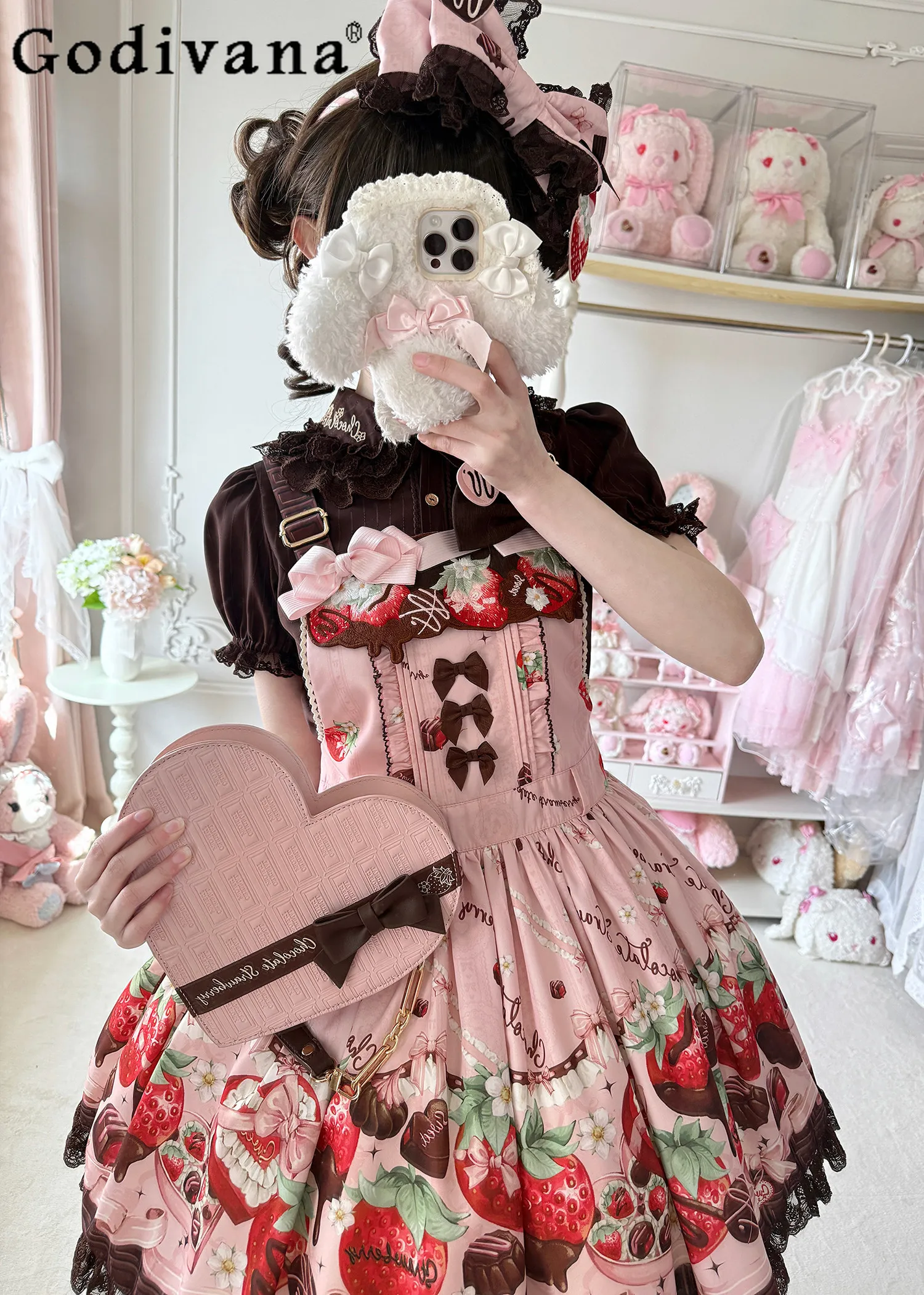 Lolita Original Design Sweet Love Handbag Japanese Cute Girl Small Capacity Jk Uniform Versatile Commuter Crossbody Bag
Lolita Original Design Sweet Love Handbag Japanese Cute Girl Small Capacity Jk Uniform Versatile Commuter Crossbody Bag