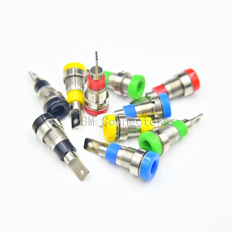 5PCS 4MM Binding Post Banana Socket panel mount Test Probe connector Female Jack Socket Plug Wire Connector
5PCS 4MM Binding Post Banana Socket panel mount Test Probe connector Female Jack Socket Plug Wire Connector