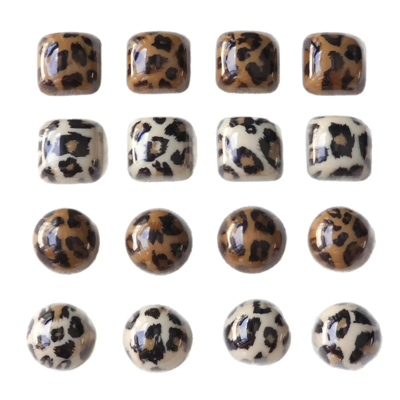 100pcs/lot 18mm leopard pattern print geometry square rounds shape resin cabochon beads diy jewelry garment hair accessory
100pcs/lot 18mm leopard pattern print geometry square rounds shape resin cabochon beads diy jewelry garment hair accessory