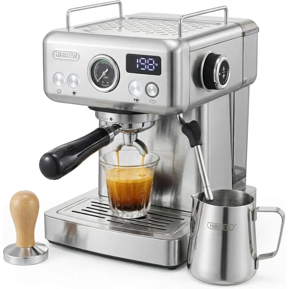 H10A - 58mm hine, StainlSteel Body with Milk rother, Customizable Settings, Smart Display + 20 Bar Prure Gauge.
H10A - 58mm hine, StainlSteel Body with Milk rother, Customizable Settings, Smart Display + 20 Bar Prure Gauge.