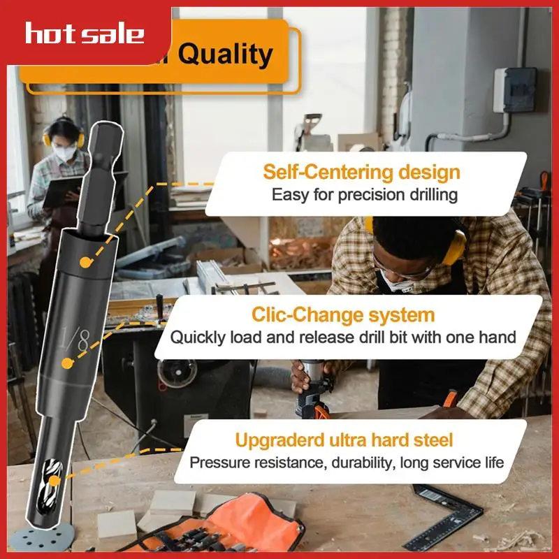 A74I-Self Centering Drill Bit Set 3/32In,7/64In,1/8In For 1/4In Hex Shank Drill,Drill Bit For Hinge And Wood,Screwdriving Bit
A74I-Self Centering Drill Bit Set 3/32In,7/64In,1/8In For 1/4In Hex Shank Drill,Drill Bit For Hinge And Wood,Screwdriving Bit